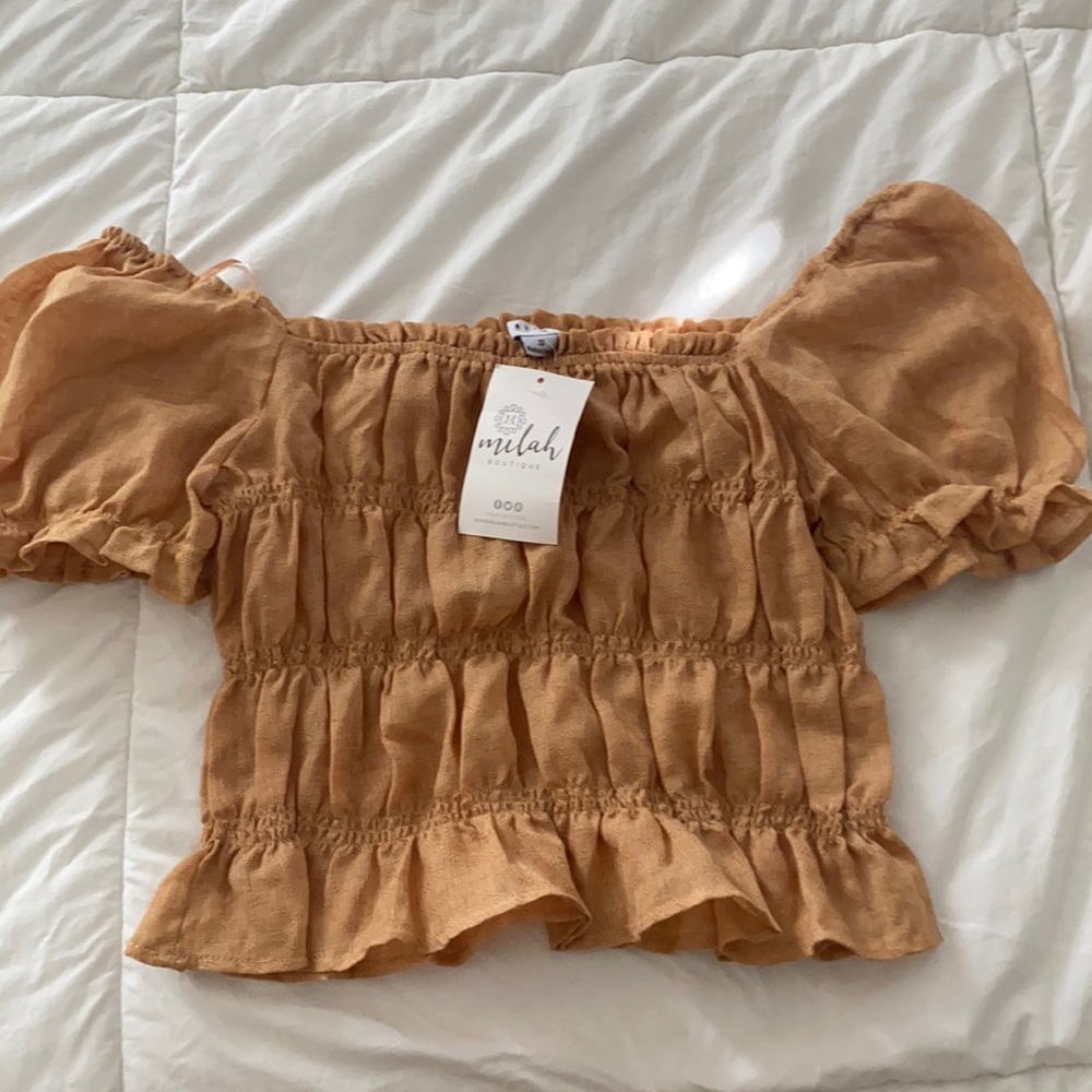 Off the shoulder shirt